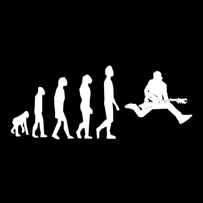 Guitariste Evolution Guitar player guitare rock