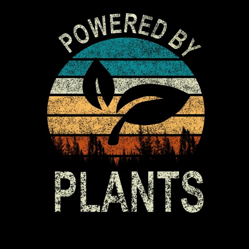 Chemise végétarienne végétalienne Powerd by Plants