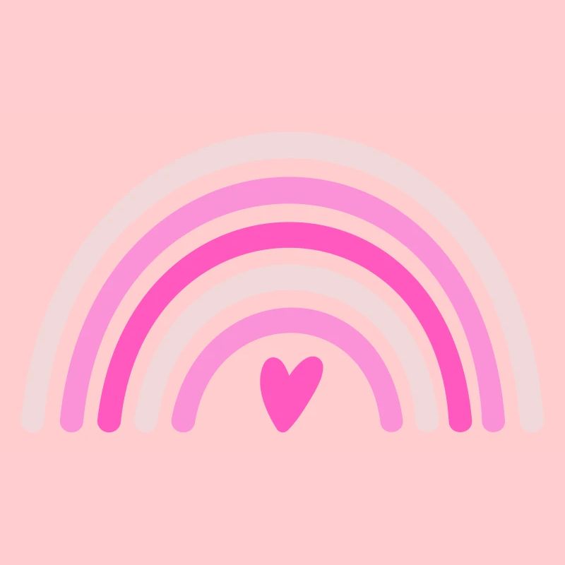 Regenbogen mit Herz