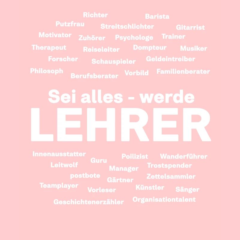 Geschenk Sei alles werde Lehrer