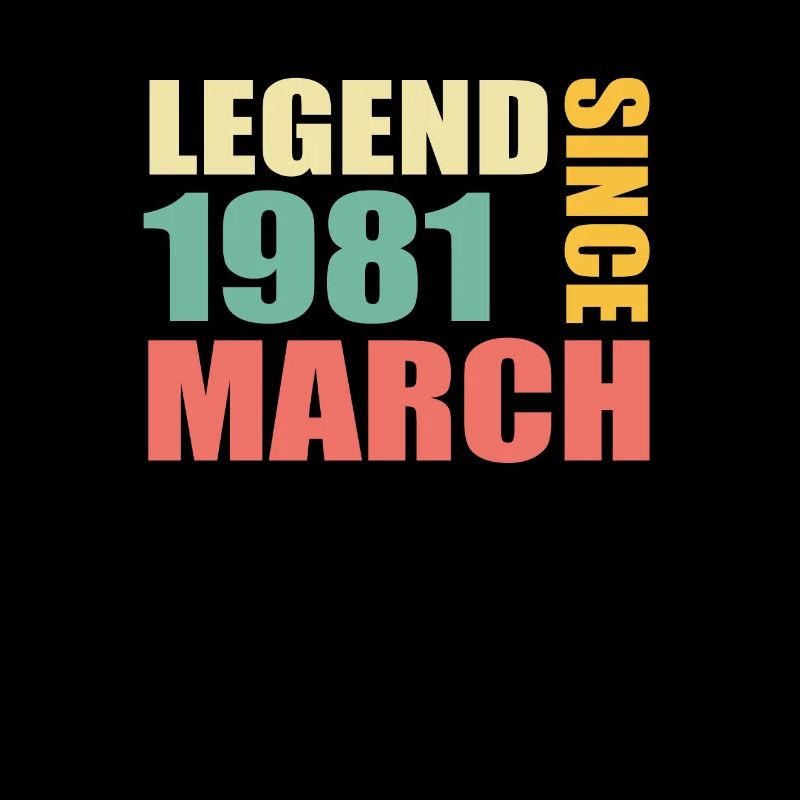 42e anniversaire Mars Né en 1981 Idée cadeau