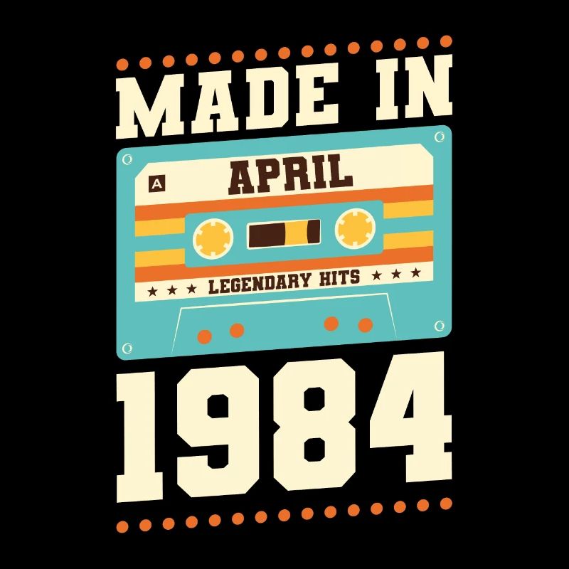 39th birthday April born 1984 Gift idea
