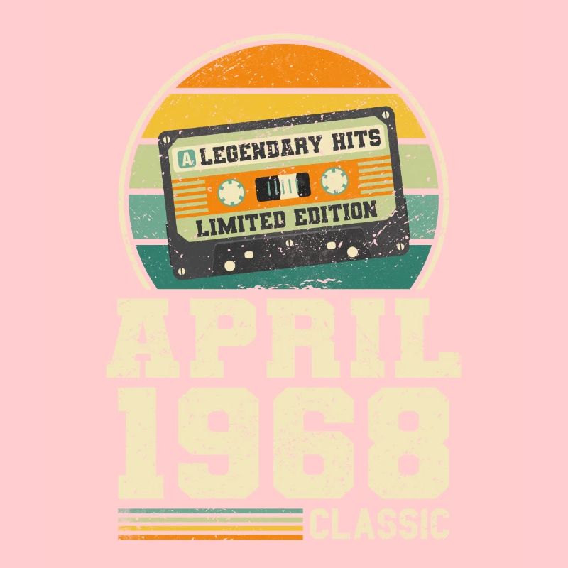 55th birthday April Born 1968 Gift idea