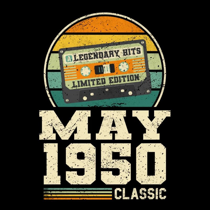 73e anniversaire Mai Né en 1950 Idée cadeau