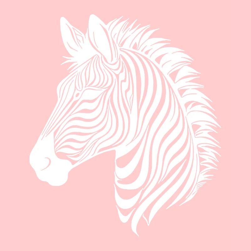 Zebra Elegant with Safari Stripe Pattern