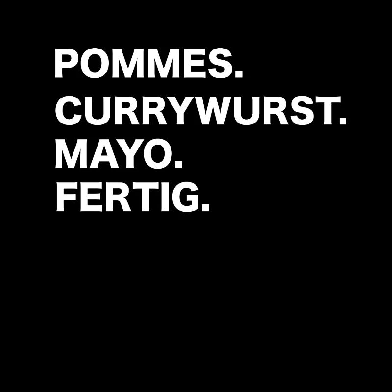 Pommes Currywurst Mayo Lustige Geschenkidee