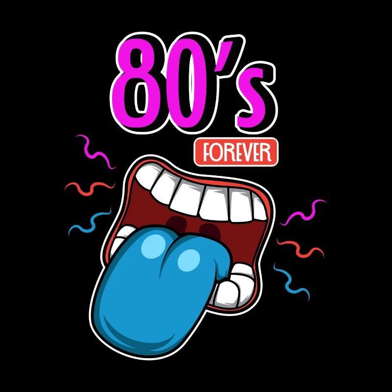 80s forever 80s symbol gift