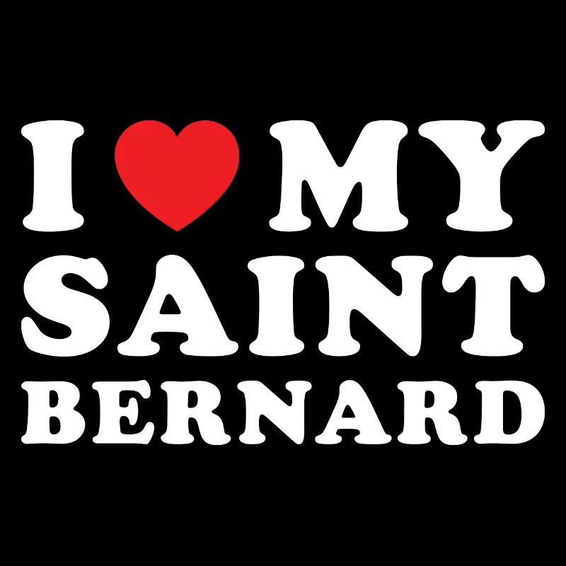 J’aime mon Saint-Bernard