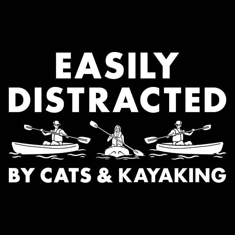 Kayaker Easily Distracted By Cats And Kayaking