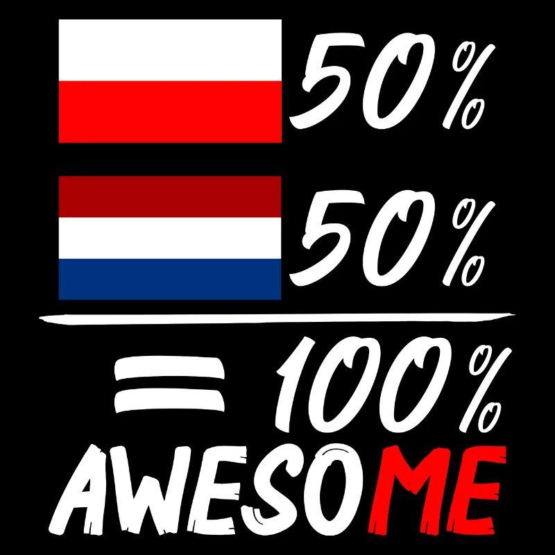 50% Netherlands 50% Poland