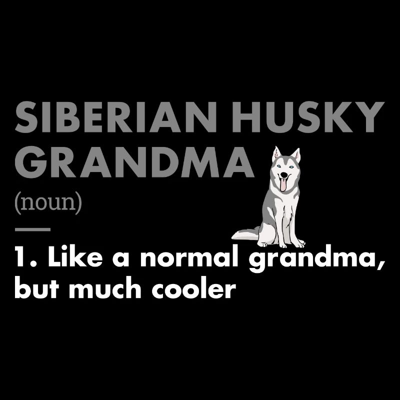 Husky sibérien Définition de grand-mère