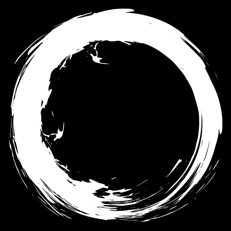 Circle Design Vector New Variation Round White