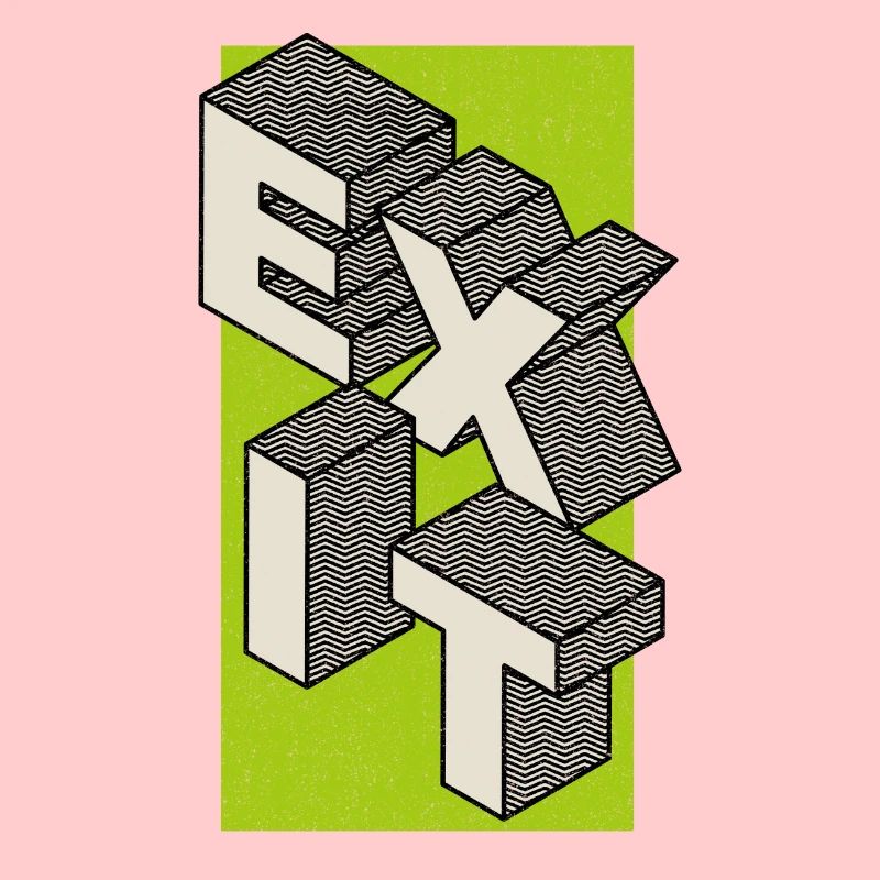 Exit - take the exit - in green
