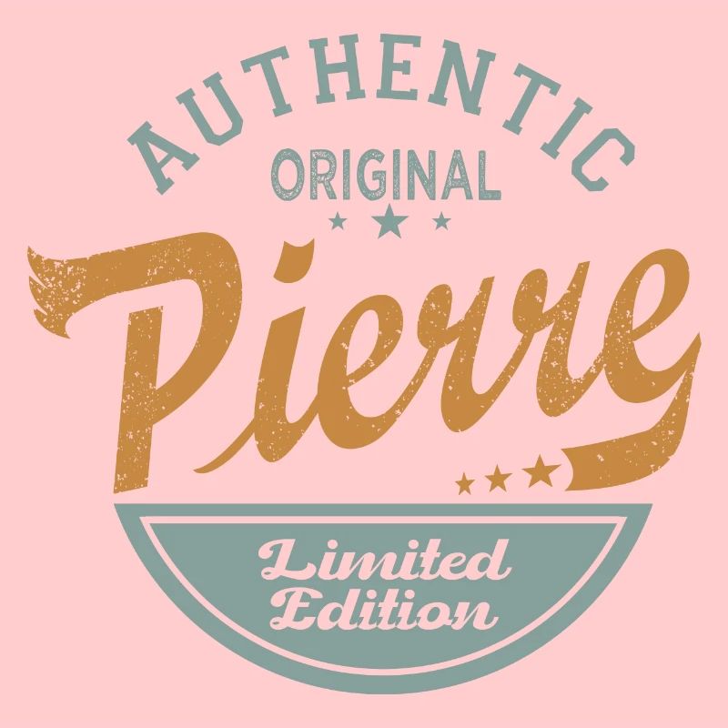 Pierre first name Gift Personalized Tshirt stone