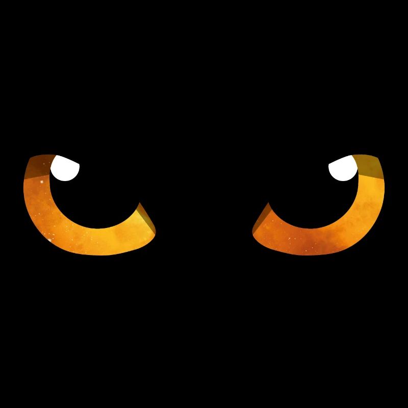 Yeux de chat orange