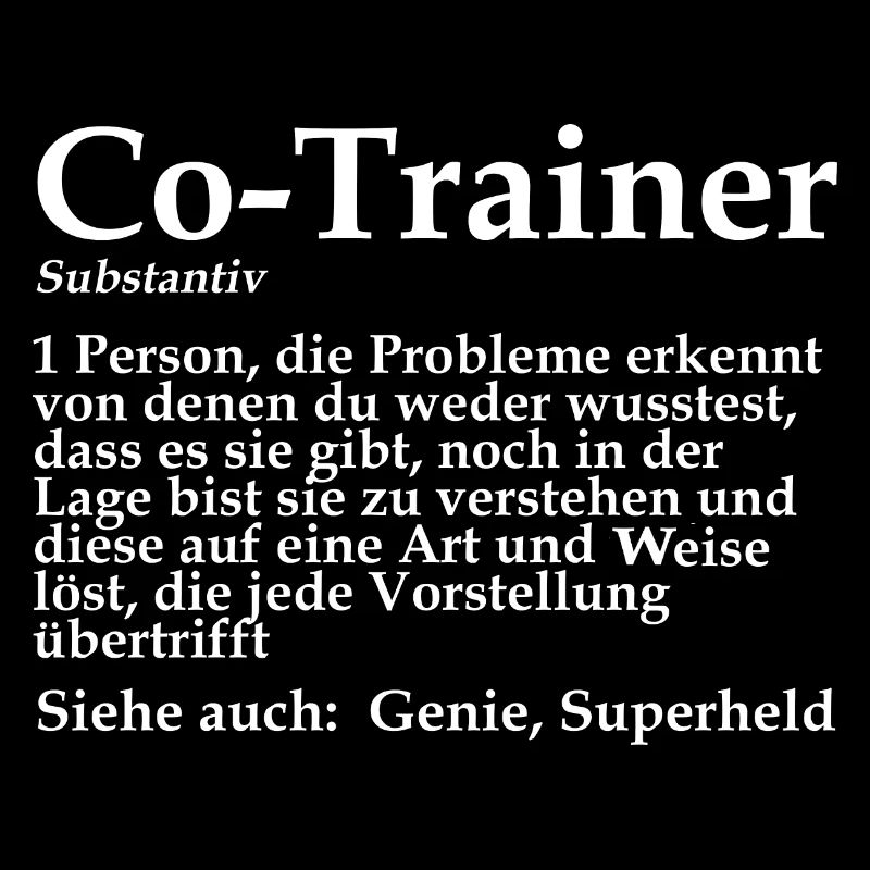 Co-Trainer Sport Assistenztrainer Geschenk