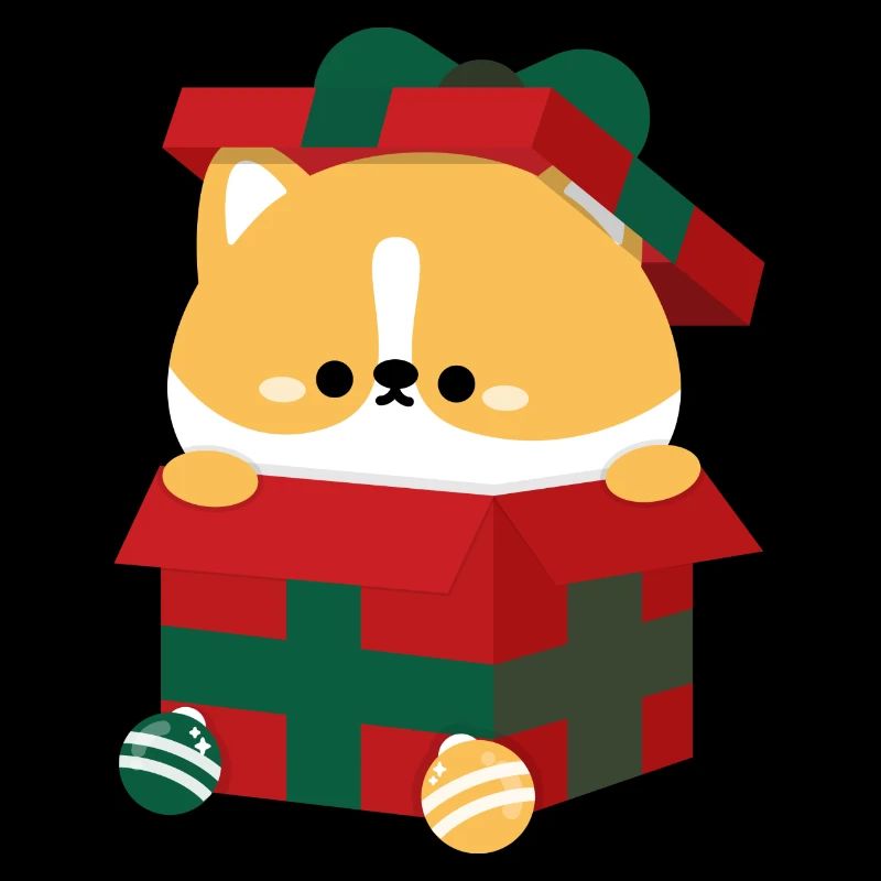 Corgi Christmas Present