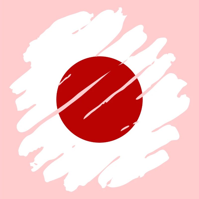 Drapeau du Japon utilisé Look Nihon Drapeau japonais