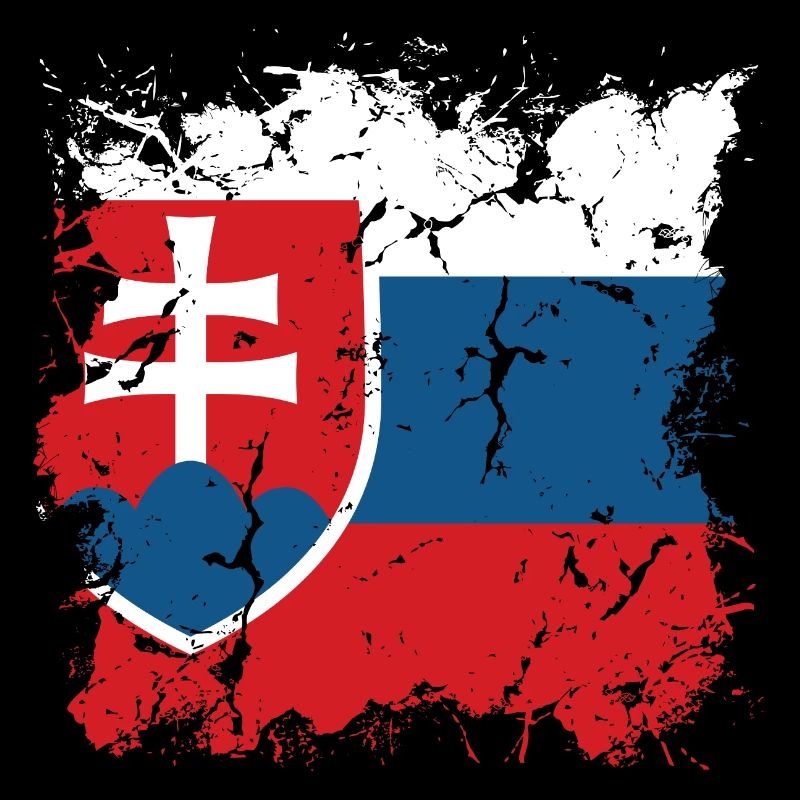 Slovaquie drapeau slovaque vintage drapeau slovaque