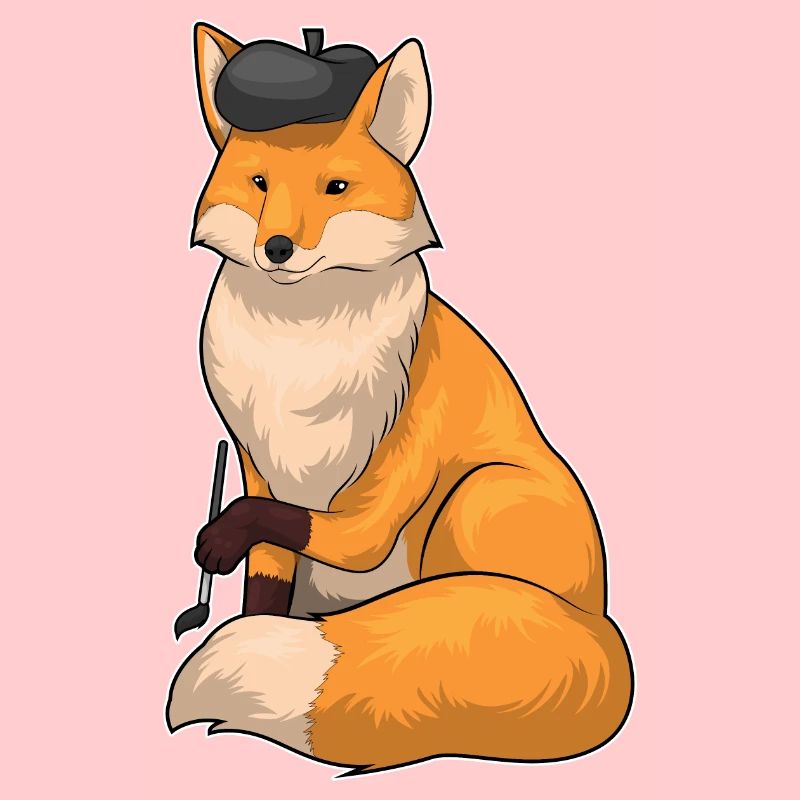 Fox Painter Brush Paint