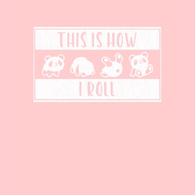 Mignon petit panda d’ours c’est comme ça que je roule