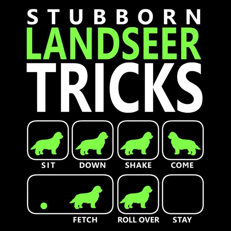 Stubborn Landseer Tricks