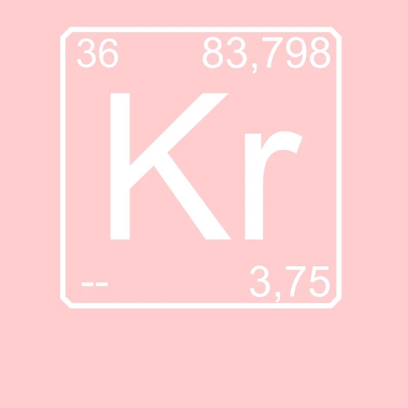 Krypton Periodensystem der Elemente Symbol Kr