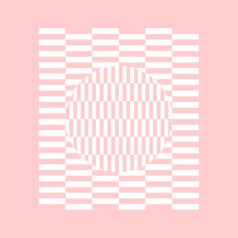 Visual grid perception illusion imagination