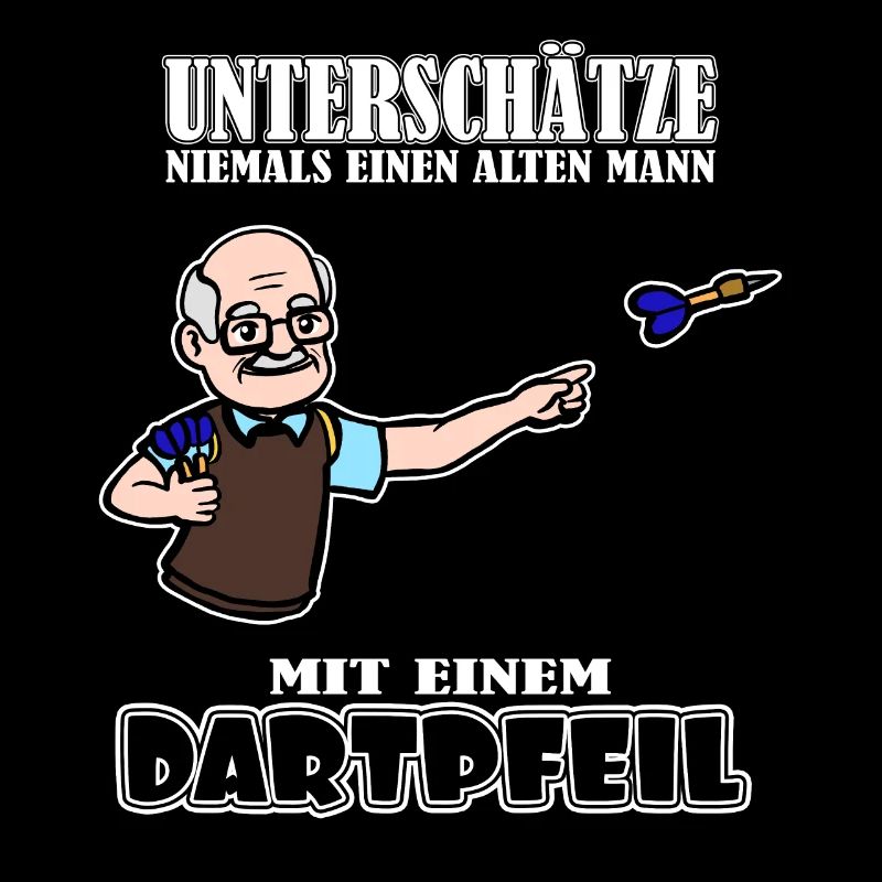 Dart alten Mann
