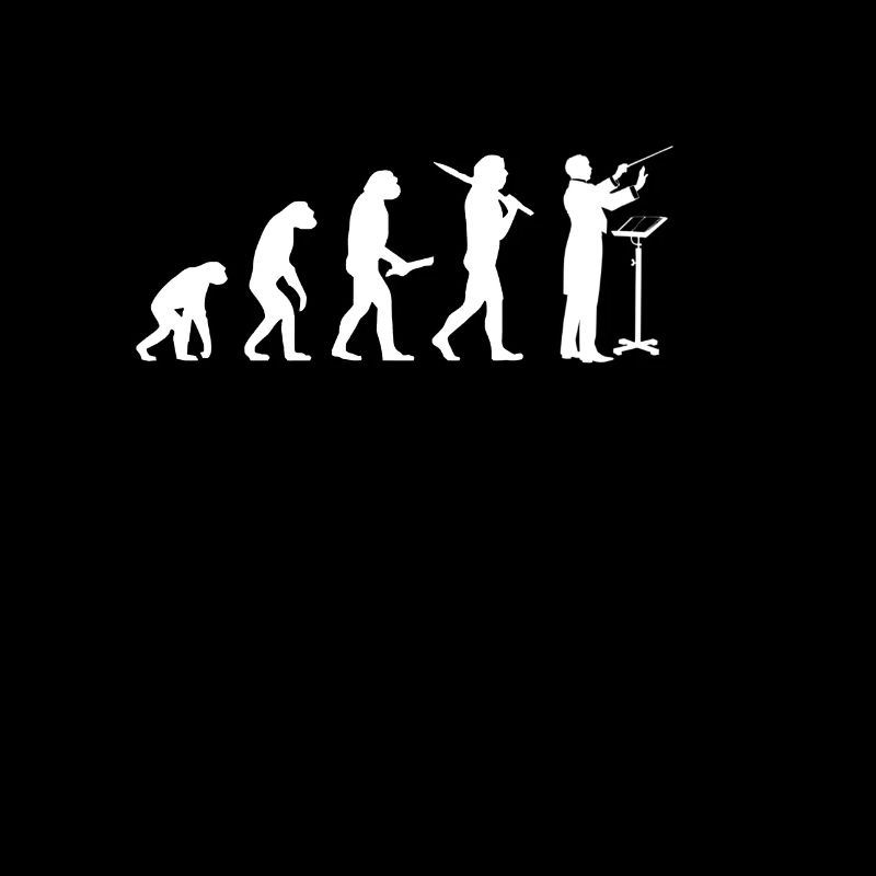 Evolution gift idea clock conductor ensemble