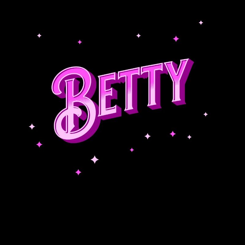 Betty's name personalized