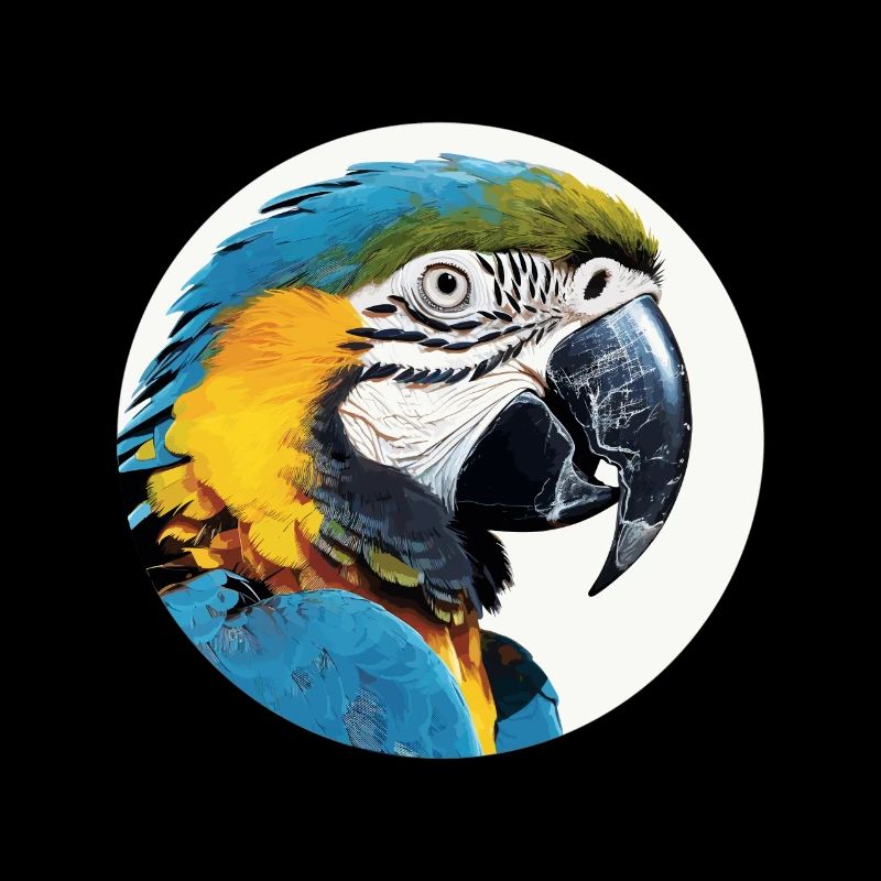 Ara bleu-or