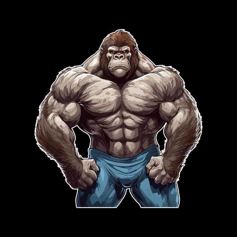 Bodybuilder Gorilla