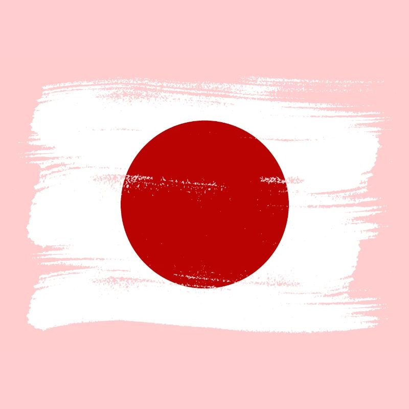 Drapeau du Japon utilisé Look Nihon drapeau japonais
