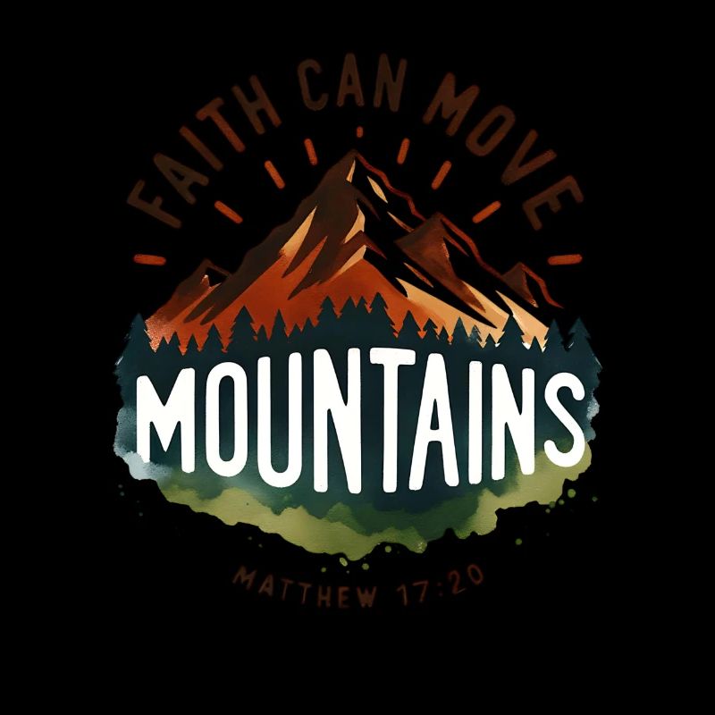 Faith Can Move Mountains Matthäus 17:20 Berge