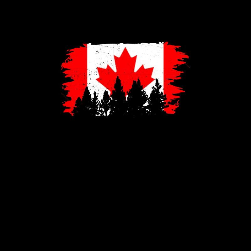 Mountain Nature Canada Drapeau du Canada Cadeau canadien