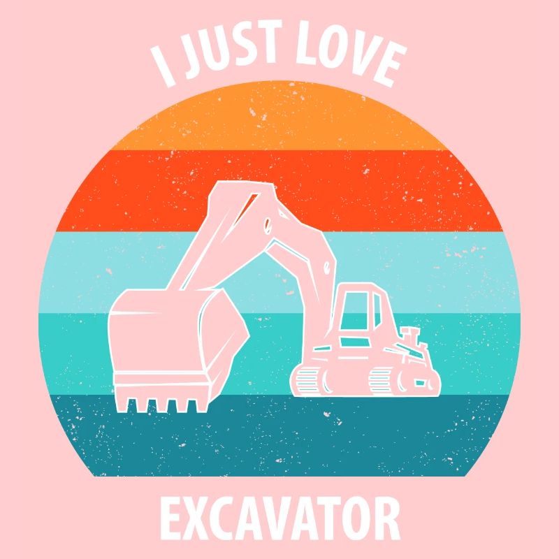 Bagger Baggerfahrer Baggerwagen