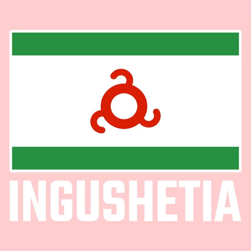 Ingouchie Inguschetia Drapeau ingouche Ing