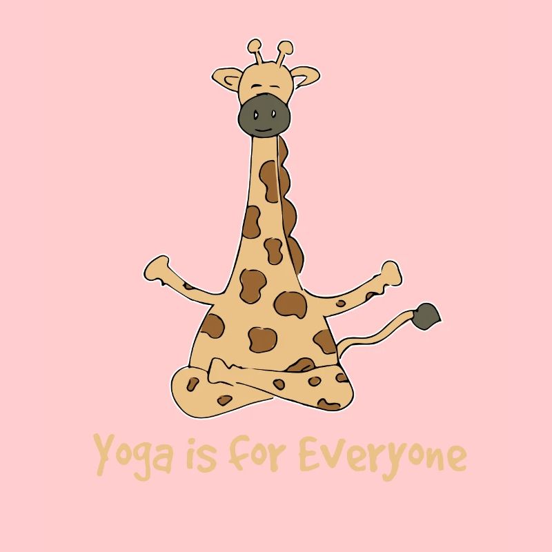Girafe de yoga