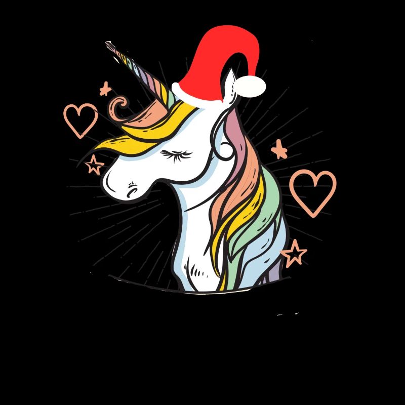 Bonnet de Noël Licorne