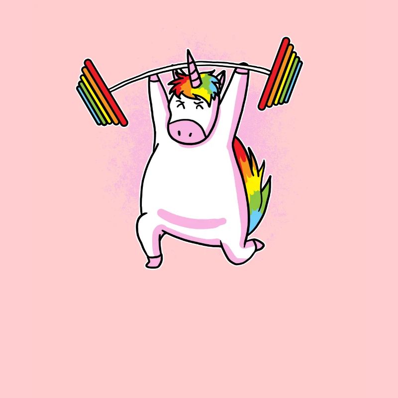 Einhorn Geschenk heben