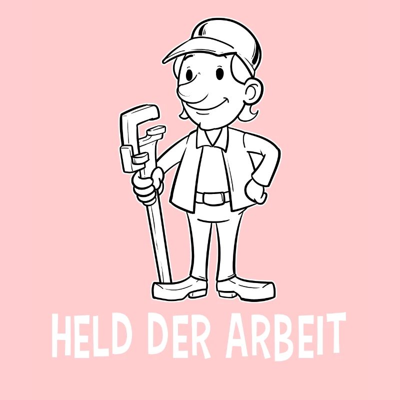 Held der Arbeit Arbeiter Klempner Bastler Geschenk