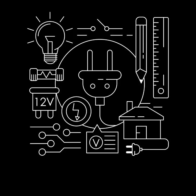 elektriker t shirt, guter elektriker geschenk idee