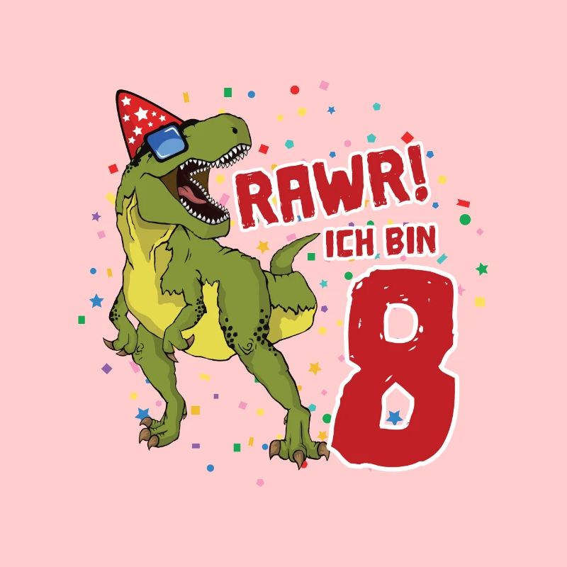 8th birthday dinosaur birthday gift