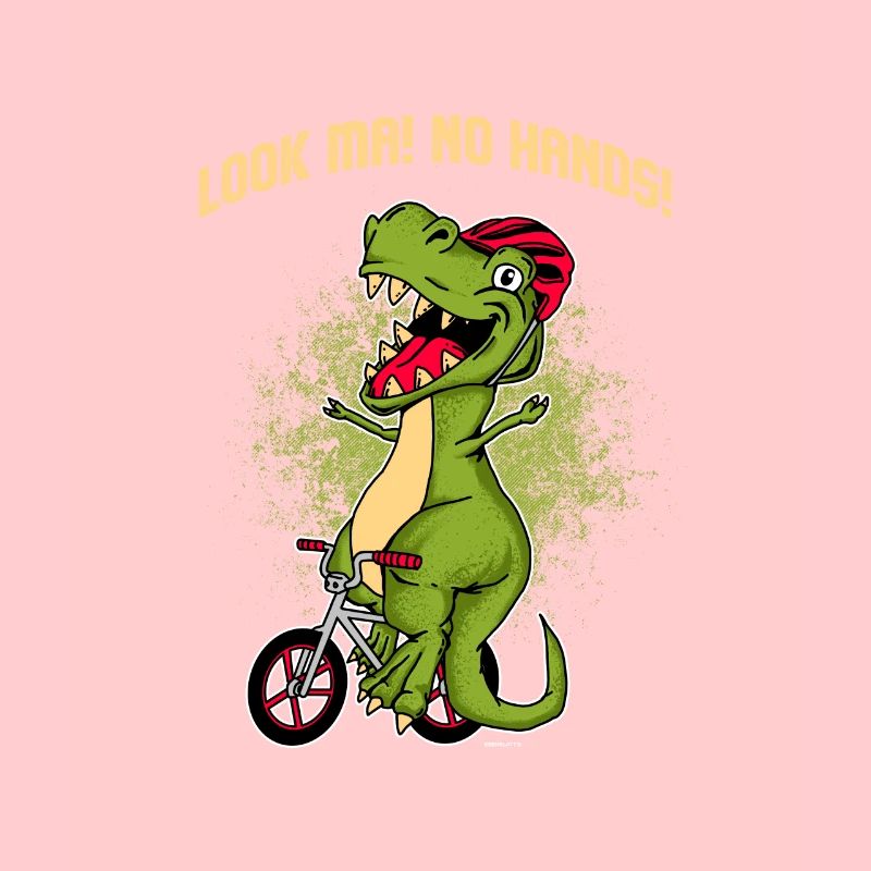 Regarde un cadeau de dinosaure sans mains