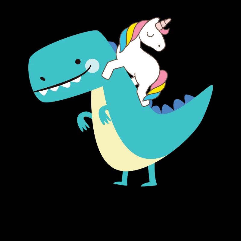 Licorne sur Dino - équitation