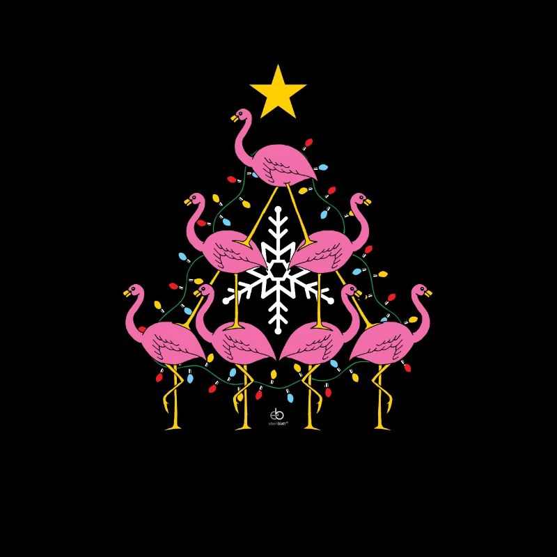 Flamingo-Weihnachtsbaumgeschenk