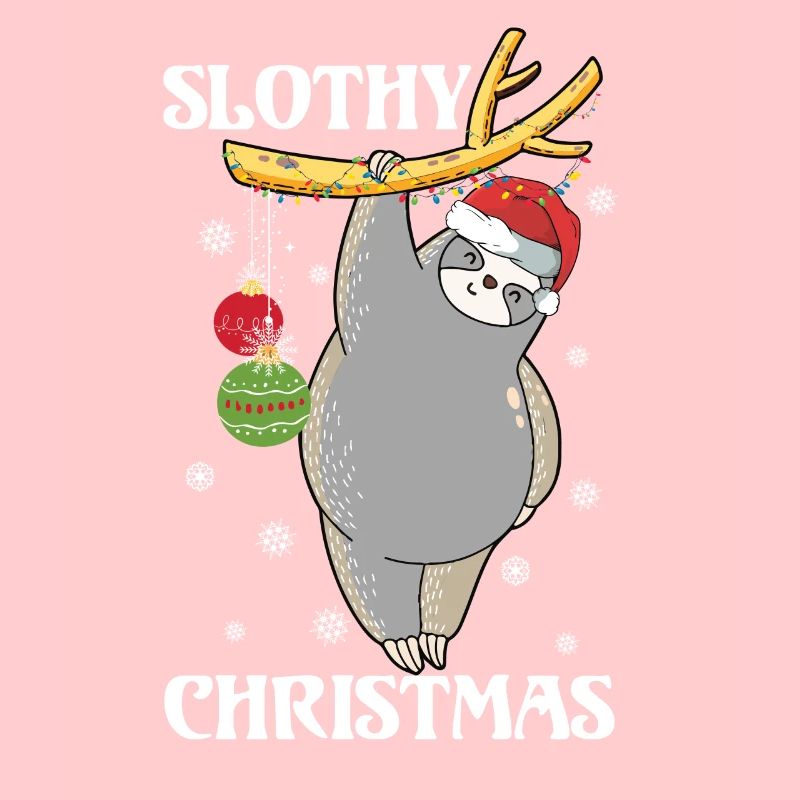 Christmas sloth