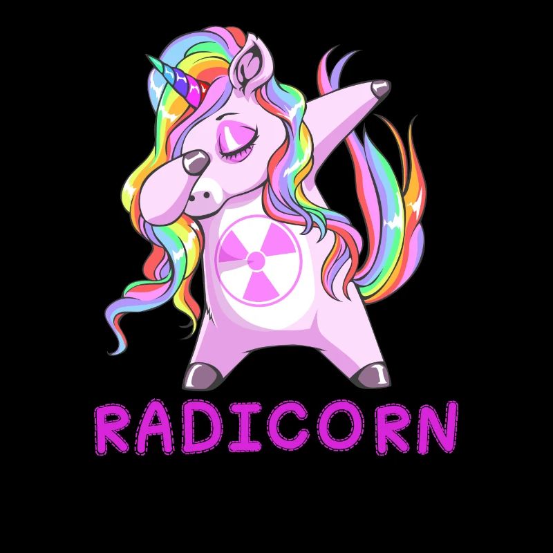 Radicorn Cute Dabbing Radiologie Einhorn Tanz