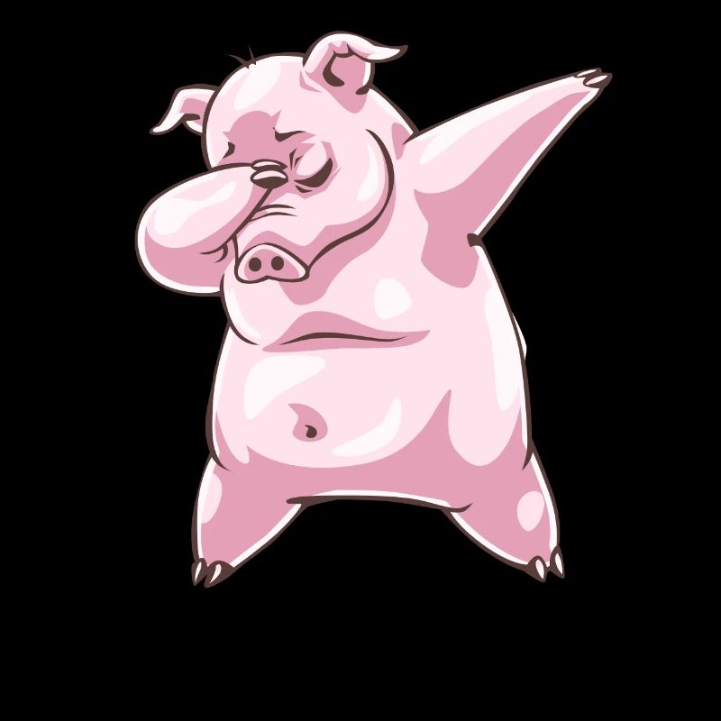 Dabbing Pig Piggy Dab Dance